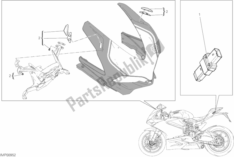 Toutes les pièces pour le Accessoires du Ducati Superbike Panigale R 1199 2015